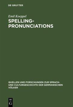 Cover Spelling-pronunciations (eBook, PDF)