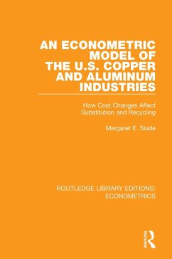 Cover An Econometric Model of the U.S. Copper and Aluminum Industries (eBook, ePUB)