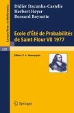 Ecole d'Ete de Probabilites de Saint-Flour VII, 1977 (eBook, PDF)