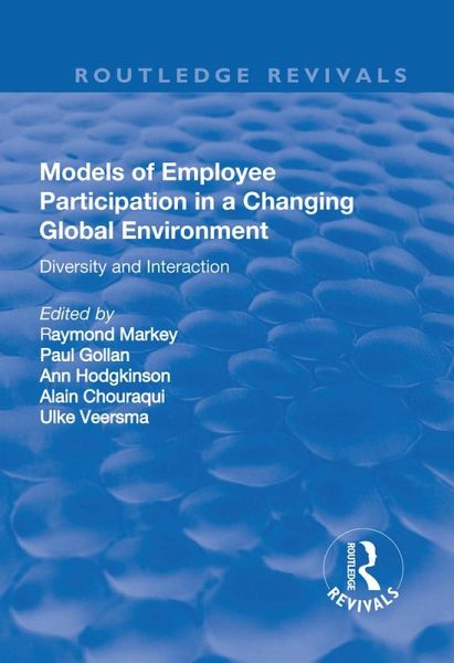 Models of Employee Participation in a Changing Global Environment (eBook, ePUB) Models of Employee Participation in a Changing Global Environment (eBook, ePUB)