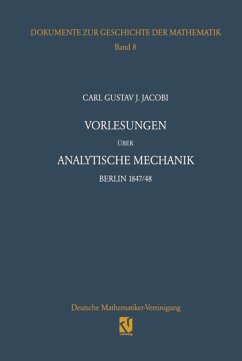 Vorlesungen über analytische Mechanik (eBook, PDF) - Jacobi, Carl G. J.