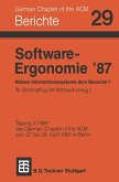 Software-Ergonomie '87 Nützen Informationssysteme dem Benutzer? (eBook, PDF)