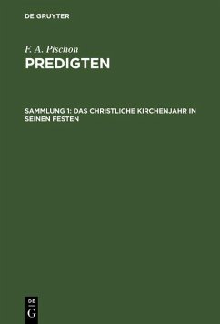 Cover Das christliche Kirchenjahr in seinen Festen (eBook, PDF)