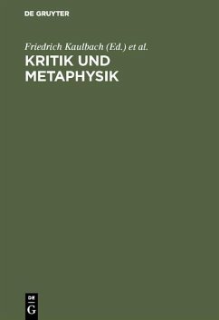 Cover Kritik und Metaphysik (eBook, PDF)