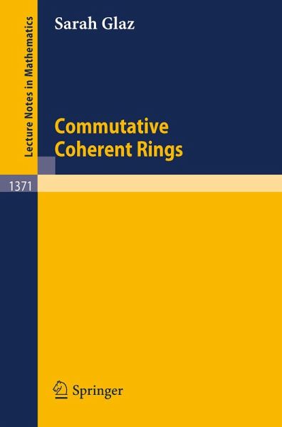 Commutative Coherent Rings (eBook, PDF) Commutative Coherent Rings (eBook, PDF)