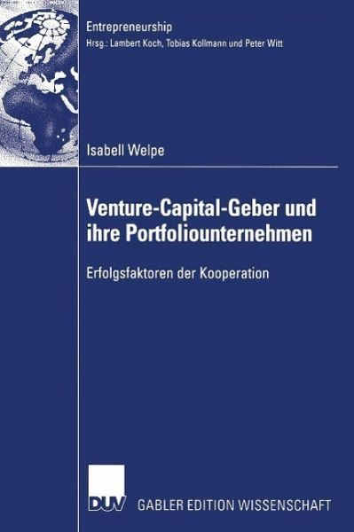 Venture-Capital-Geber und ihre Portfoliounternehmen (eBook, PDF)