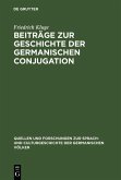 Beiträge zur Geschichte der germanischen Conjugation (eBook, PDF)