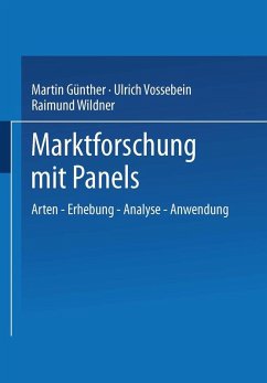 Marktforschung mit Panels (eBook, PDF) - Günther, Martin; Vossebein, Ulrich; Wildner, Raimund