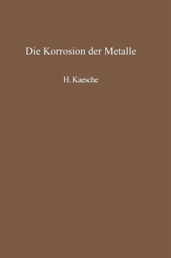 Cover Die Korrosion der Metalle (eBook, PDF)