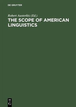 The Scope of American Linguistics (eBook, PDF)