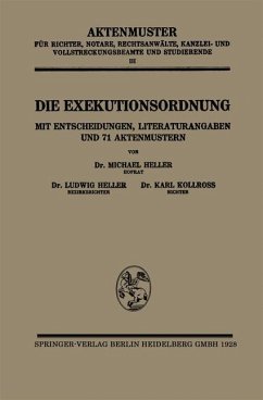 Cover Die Exekutionsordnung (eBook, PDF)