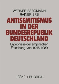 Antisemitismus in der Bundesrepublik Deutschland (eBook, PDF) - Bergmann, Werner; Erb, Rainer