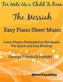 For Unto Us a Child Is Born Easy Piano Sheet Music (fixed-layout eBook, ePUB)