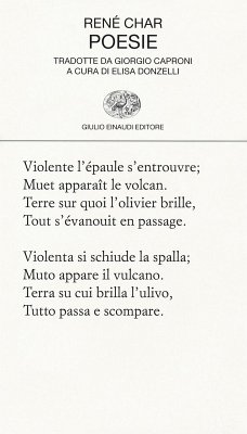 Poesie. Testo francese a fronte - Char, René