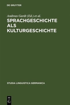 Cover Sprachgeschichte als Kulturgeschichte (eBook, PDF)