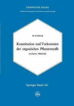 Cover Konstitution und Vorkommen der organischen Pflanzenstoffe (eBook, PDF)