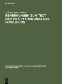 Bemerkungen zum Text der Vita Pythagorae des Iamblichos (eBook, PDF)