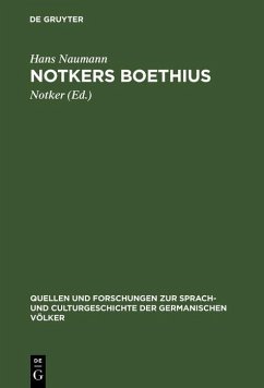 Cover Notkers Boethius (eBook, PDF)