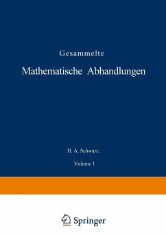 Gesammelte Mathematische Abhandlungen (eBook, PDF) - Schwarz, H. A.