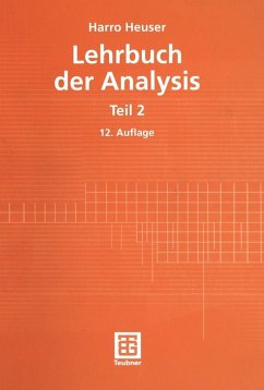 Lehrbuch der Analysis (eBook, PDF) - Heuser, Harro