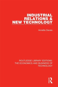 Cover Industrial Relations and New Technology (eBook, ePUB)