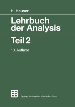 Cover Lehrbuch der Analysis (eBook, PDF)