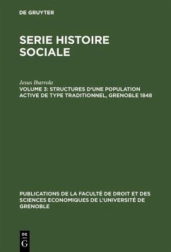 Structures d'une population active de type traditionnel, Grenoble 1848 (eBook, PDF) - Ibarrola, Jesus