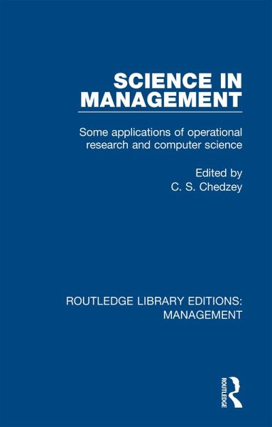 Science in Management (eBook, PDF) Science in Management (eBook, PDF)