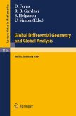 Global Differential Geometry and Global Analysis 1984 (eBook, PDF)