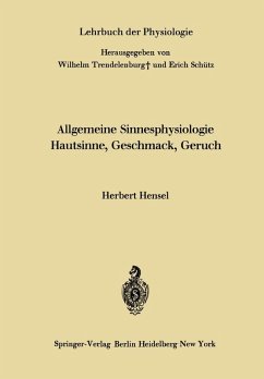 Cover Allgemeine Sinnesphysiologie Hautsinne, Geschmack, Geruch (eBook, PDF)