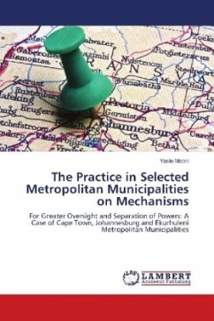 The Practice in Selected Metropolitan Municipalities on Mechanisms - Maoni, Yasin