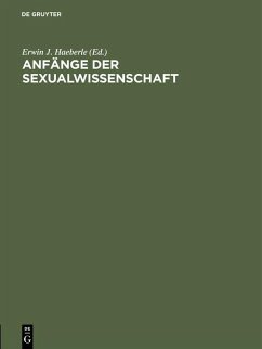 Cover Anfänge der Sexualwissenschaft (eBook, PDF)