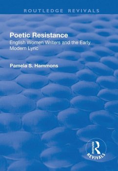 Poetic Resistance (eBook, ePUB) - Hammons, Pamela S