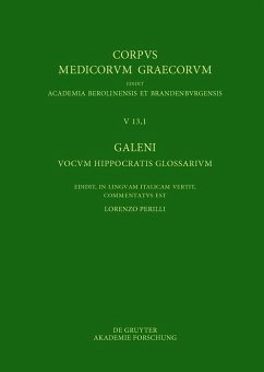 Galeni vocum Hippocratis Glossarium / Galeno, Interpretazione delle parole difficili di Ippocrate (eBook, ePUB)