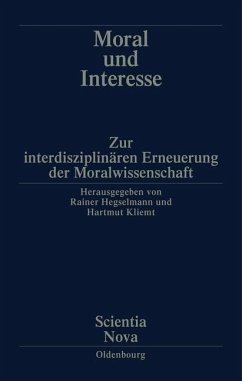 Moral und Interesse (eBook, PDF)
