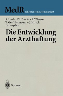 Cover Die Entwicklung der Arzthaftung (eBook, PDF)