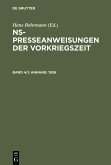 NS-Presseanweisungen der Vorkriegszeit / Anhang: 1936 (eBook, PDF)