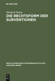 Die Rechtsform der Subventionen (eBook, PDF)