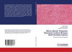 Micro-denier Polyester Filament/ Cotton Bi-layer Weft Knitted Fabrics