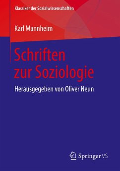 Schriften zur Soziologie - Mannheim, Karl