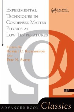 Experimental Techniques In Condensed Matter Physics At Low Temperatures (eBook, ePUB) - Richardson, Robert C.; Smith, Eric N.