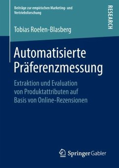 Automatisierte Präferenzmessung - Roelen-Blasberg, Tobias