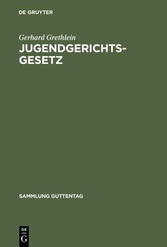 Jugendgerichtsgesetz (eBook, PDF) - Grethlein, Gerhard