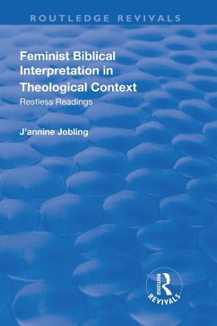 Feminist Biblical Interpretation in Theological Context (eBook, ePUB) - Jobling, J'Annine