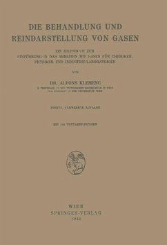 Cover Die Behandlung und Reindarstellung von Gasen (eBook, PDF)