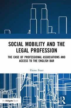 Cover Social Mobility and the Legal Profession (eBook, PDF)