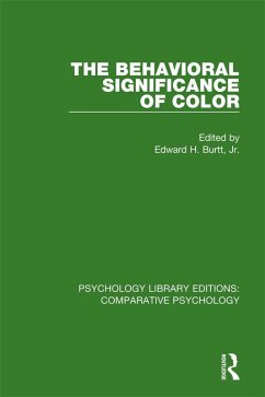 Cover The Behavioral Significance of Color (eBook, PDF)