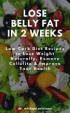 Lose Belly Fat in 2 Weeks: Low Carb Diet Recipes to Lose Weight Naturally, Remove Cellulite & Improve Your Health (eBook, ePUB)