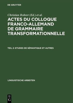 Cover Etudes de sémantique et autres (eBook, PDF)