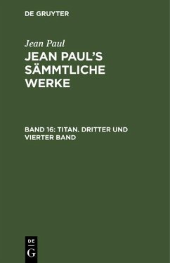 Titan. Dritter und vierter Band (eBook, PDF) - Paul, Jean